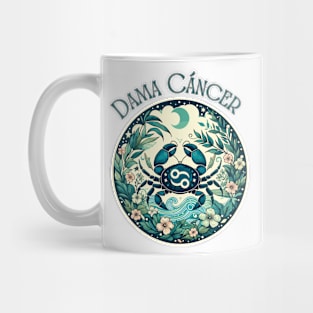 Spanish Embrace: Cancer Serenity"- Zodiac Horoscope Star Signs Mug